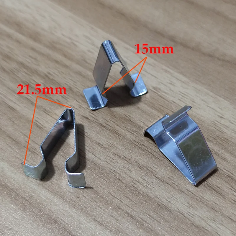 10Pcs Auto Metal Trim Interior Panel Lining Clip Interior Upholstery Retainer Rivet Fastener Clip For VW For Audi Seat For Skoda