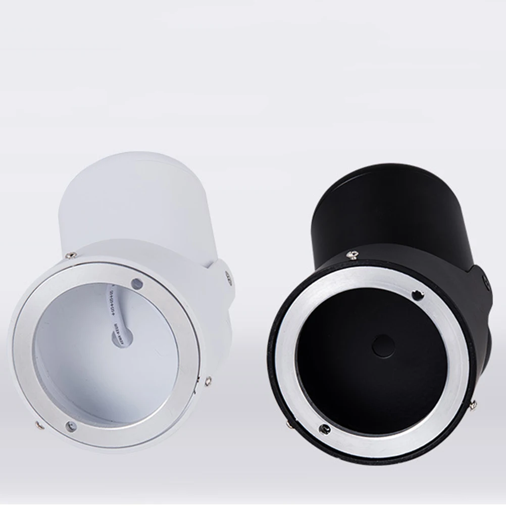 

LED Spotlight Aluminium Wall Lamp Black Adjustable 360 Degree Rotatable 90 Degree Tilt Home Lighting Indoor Decor