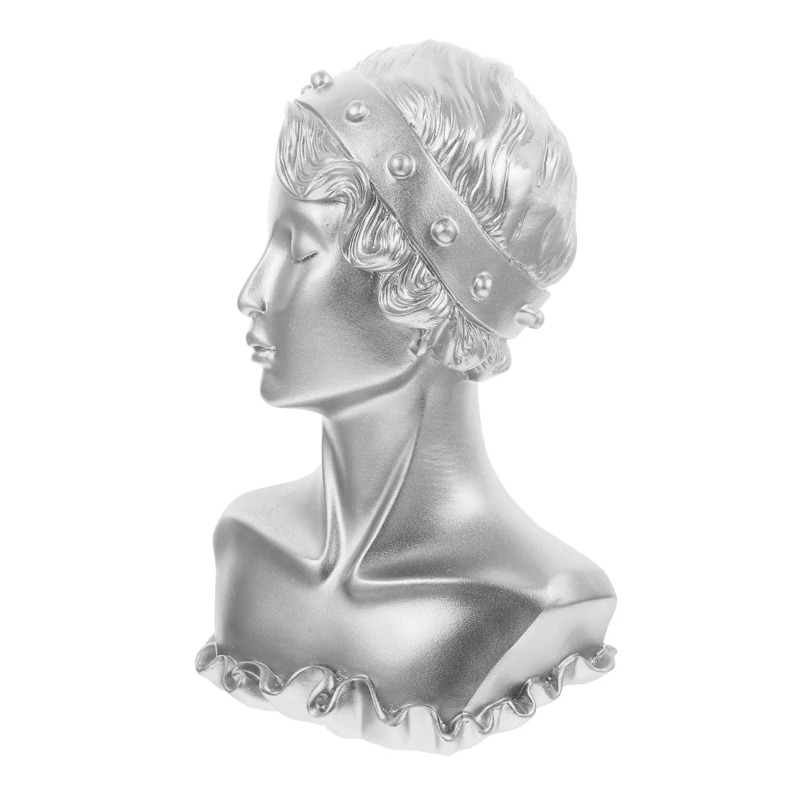 

Resin Portrait Jewelry Display Holder Sturdy Earring Organizer Storage Rack Compact Size Desktop Jewelry Display Stand