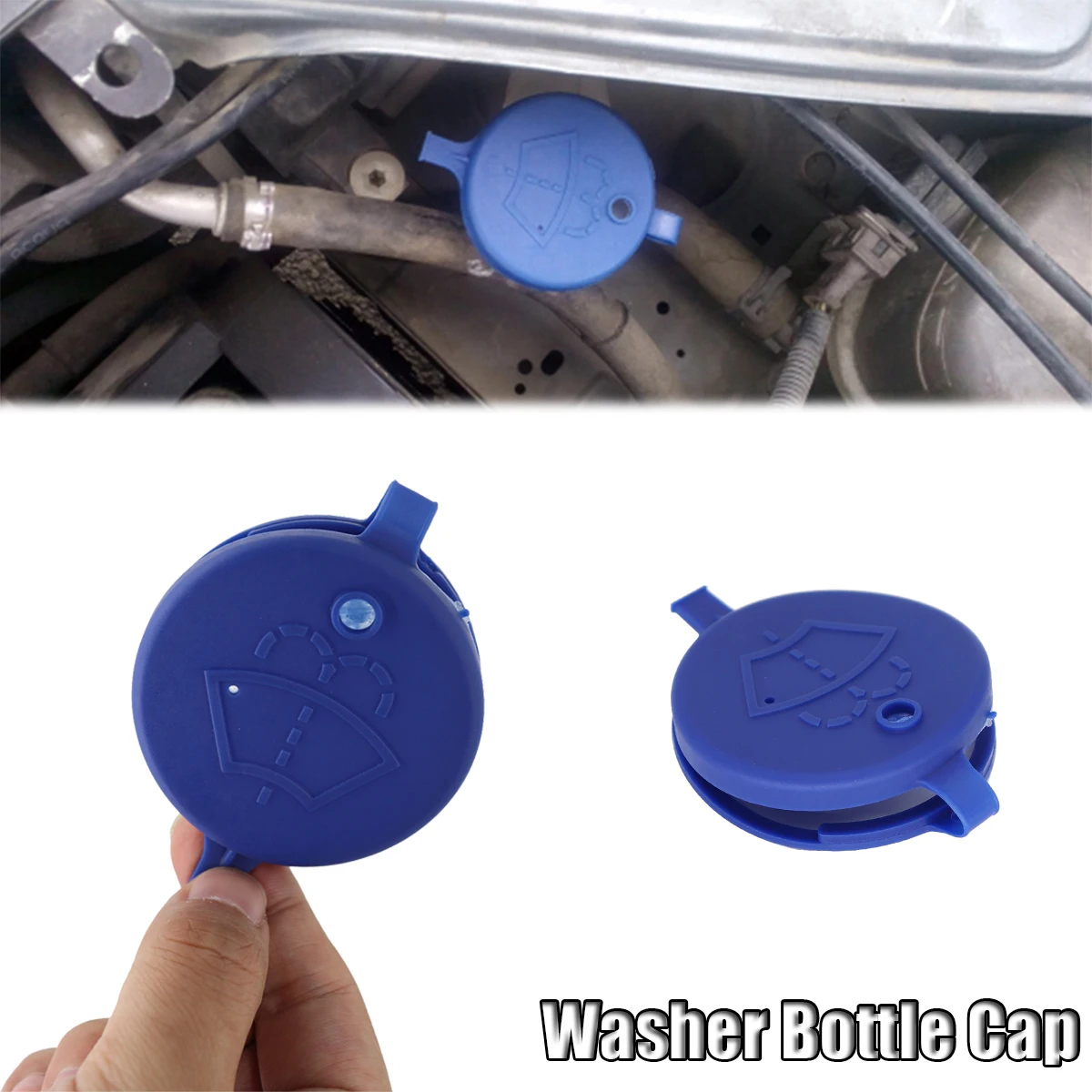Windshield Washer Fluid Reservoir Bottle Cap 1pc Plastic For Peugeot 307 206 408 C2 Xsara Picasso