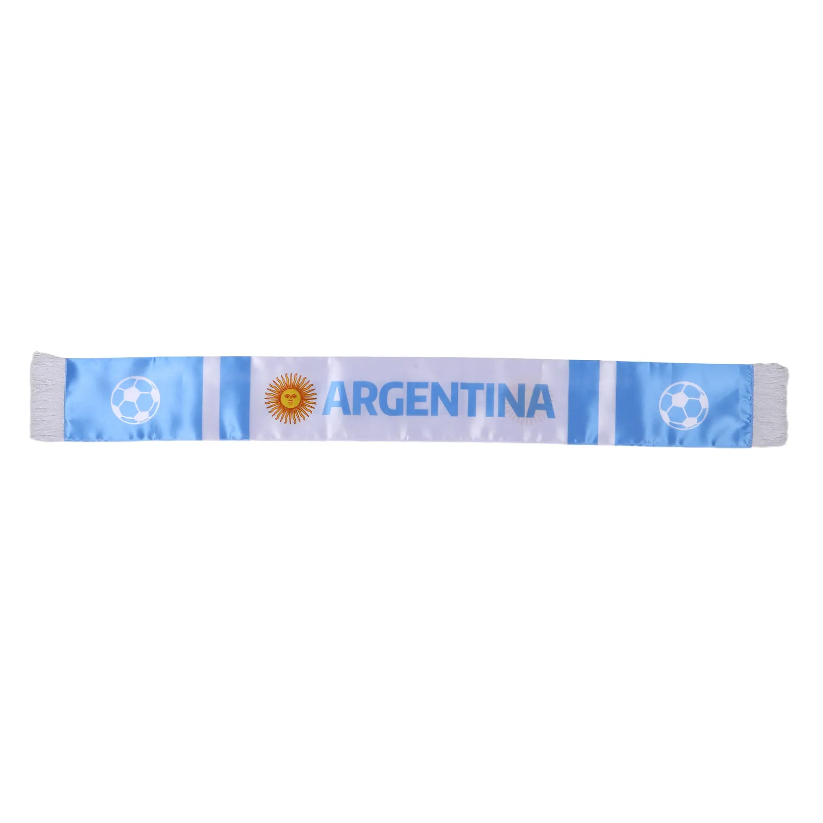 Argentina Men Team Scarf Soccer Fan Scarf 2026 Game Day Wear Tassel National Football Cheering Props Sport Party Supplies