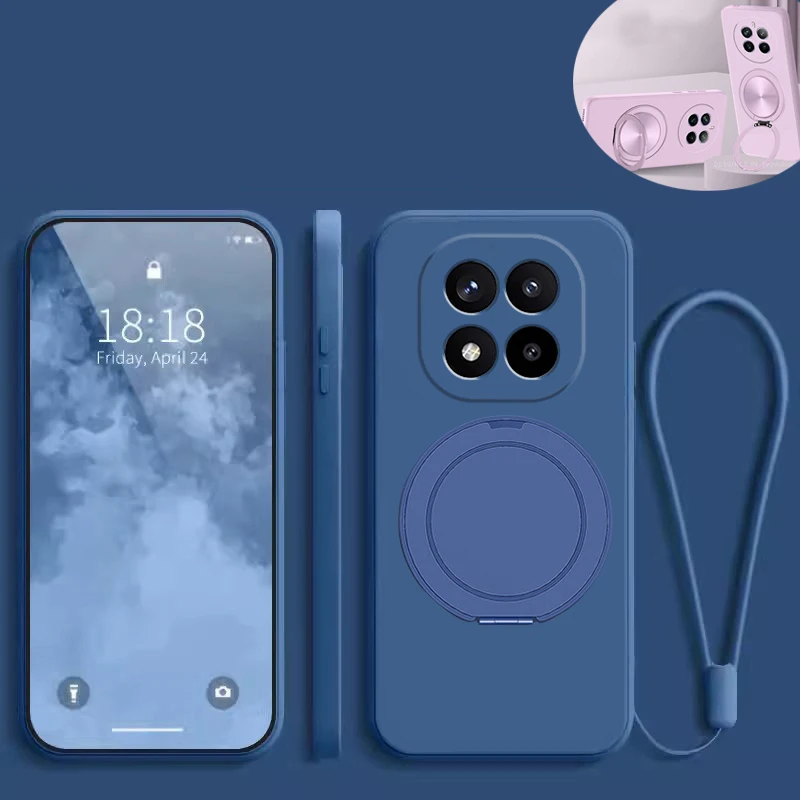 電話ケース Xiaomi Poco X7 PocoX7 5G シリコーンケースソフトカバー磁気ホルダーブラケット付きスクリーンプロテクター