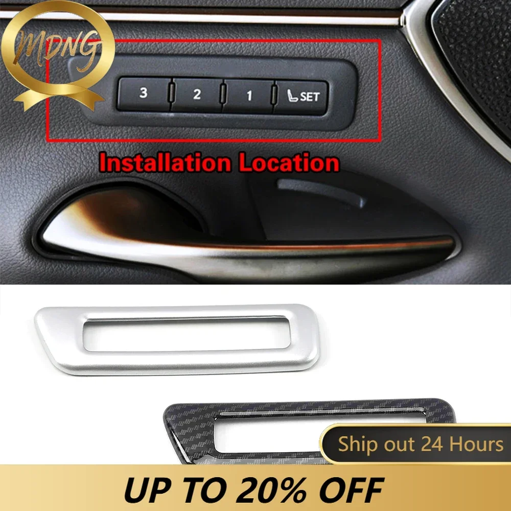 Pour Lexus ES ES200 ES250 ES300 ES350 2018 2022 mémoire de voiture rappel rappel rappel siège bouton de réglage bouton garniture cadre Refit