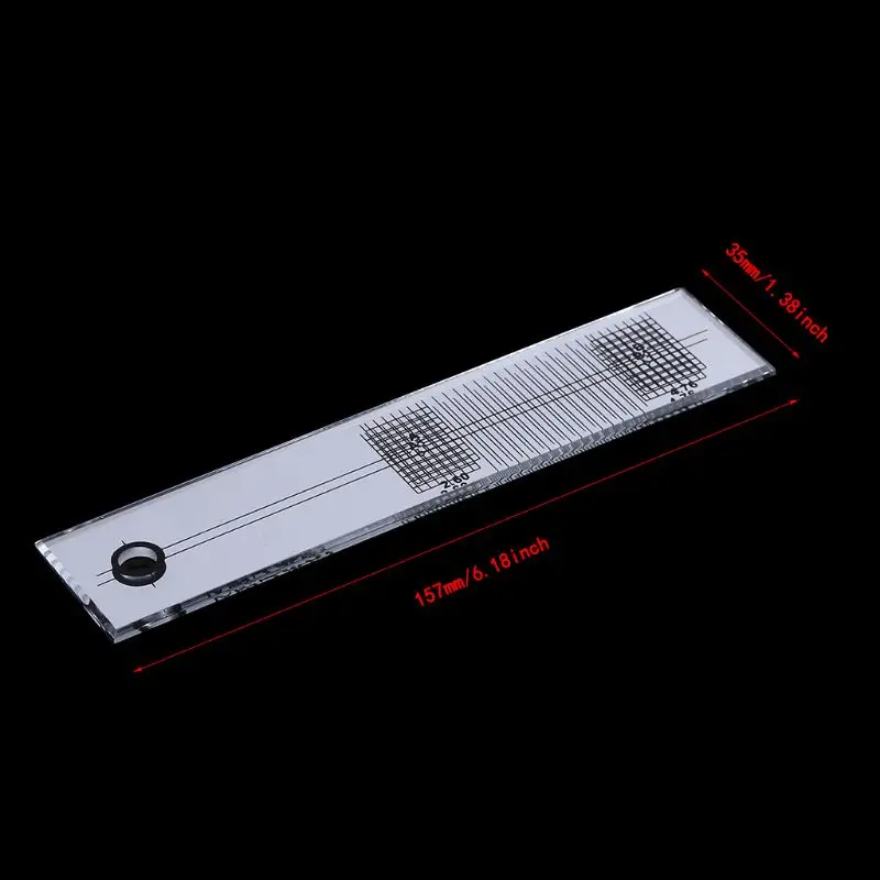 Durable for Pickup Calibration Distance Gauge Protractor Record Turntable Phonograph Phono Cartridge Drop Shipping