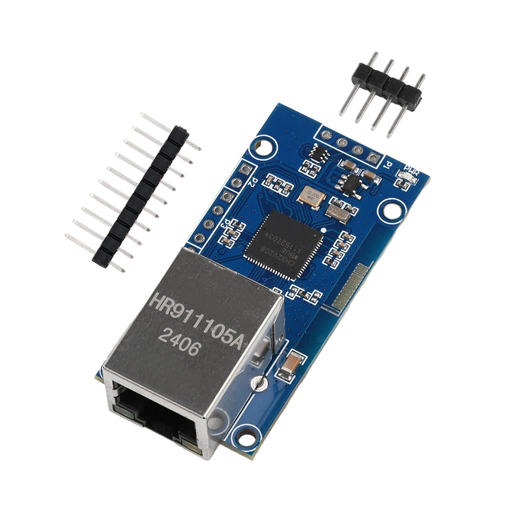 CH32V208 Serial to Ethernet Module TTL Network Transparent Transmission Development Board