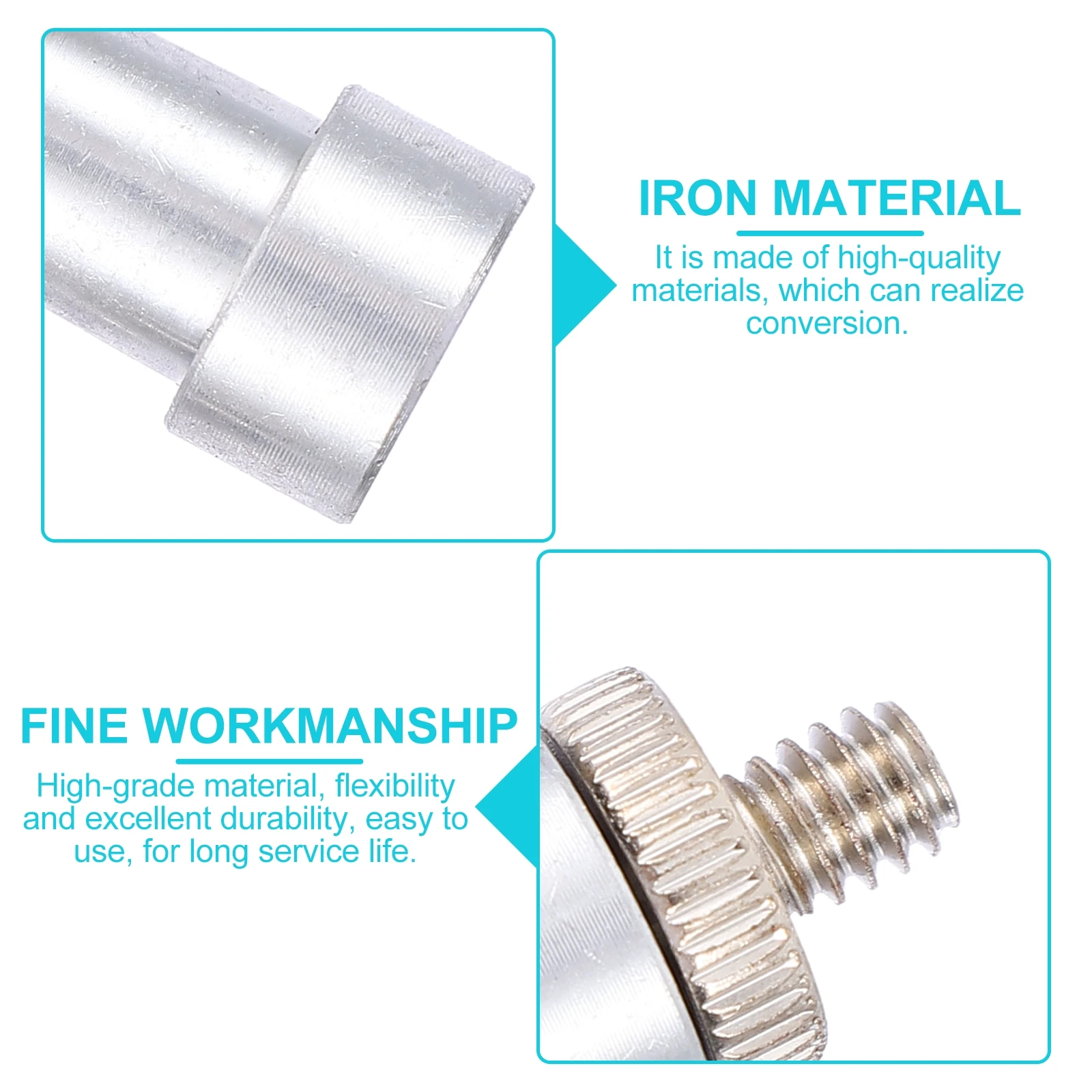 

1 Set Camera Screw Mount Set Universal Adapter For Tripod Monopod Light Stand Flash Durable Replacement Accessory Photography