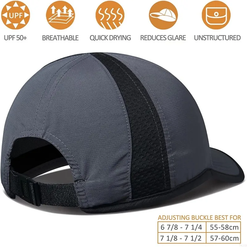 GADIEMKENSD Lightweight Breathable Adjustable Hat UPF 50+ for Men And Women Outdoor Cap for Hiking Fishing Golf Sun Protection view 2