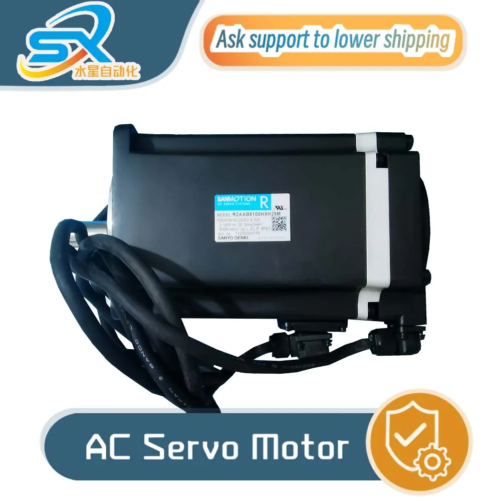 High Quality  Sanyo Motor R2AAB8100HXH29M 1000W - Factory Inspection Video Available