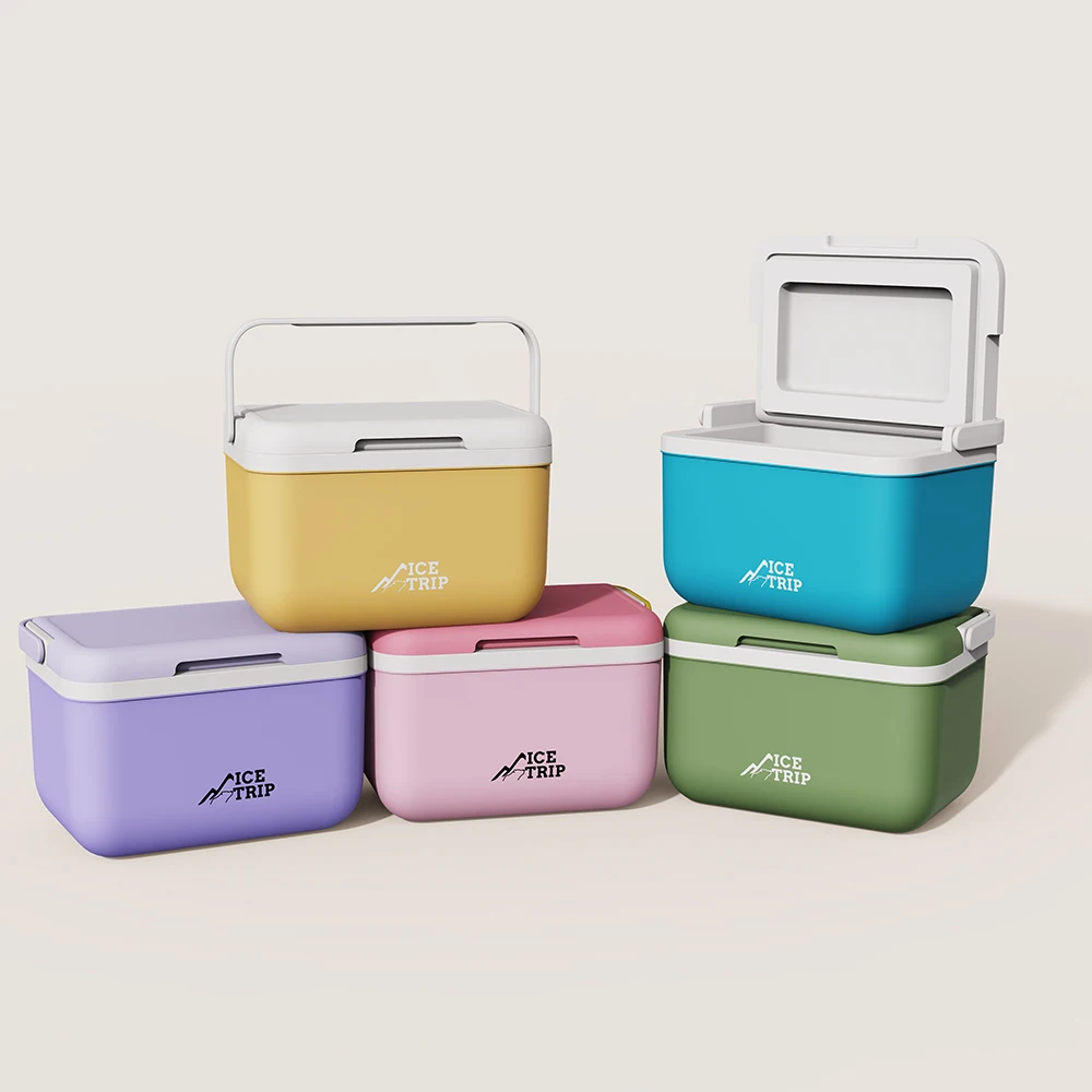 5L Custom Logo Portable Insulated Mini Cooler Box Ice Chest with Handle Outdoor Picnic Refrigerator