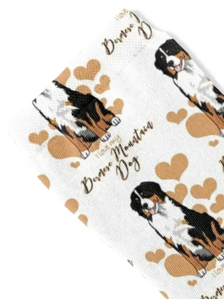 I love My Bernese Mountain Dog (A)! Especially for Berner Dog Lovers! Socks fashionable kids warm winter Socks Man Women's