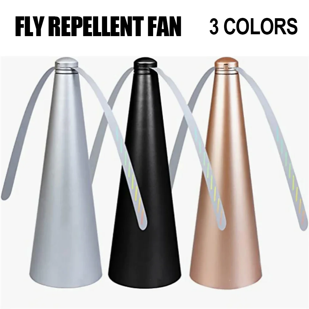 Fly Fan Soft Blades Automatic Flycatcher Food Protector Silent Keep Away from Flies USB for Outdoor Home Kitchen Picnic Table