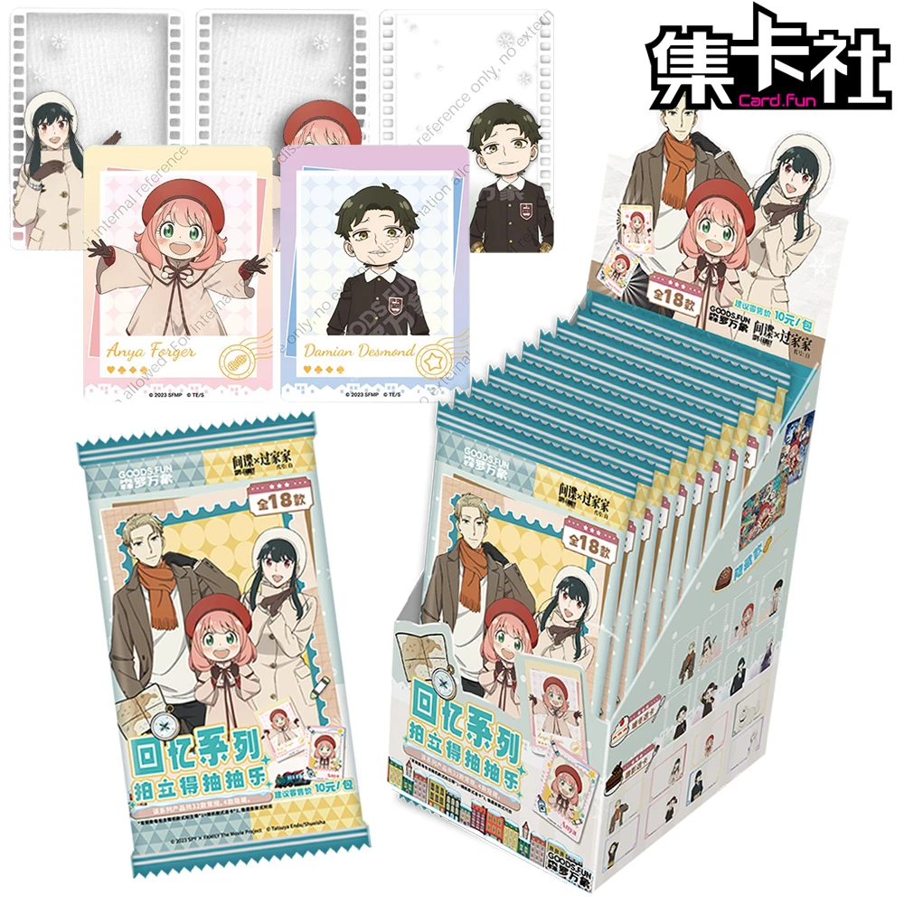 

CARD.FUN, оригинальные коллекционные карты SPY×FAMILY, изысканный персонаж, стоячая картина, ограниченные карты, подарки для мальчиков и девочек, хобби