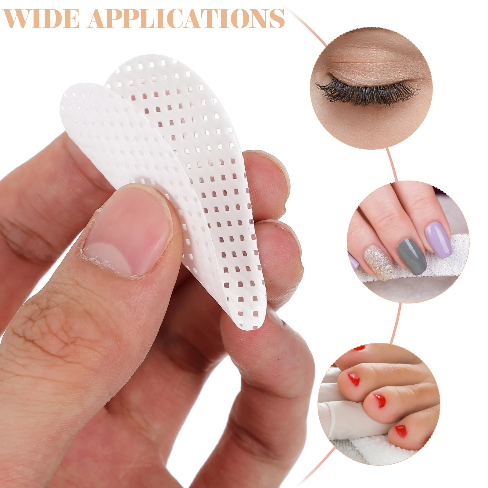 

Nail Polish Remover Wipes Travel Size Gel Nail Remover Cotton Wipes For Manicure Quick Clean Easy Carry Fingernail Polish