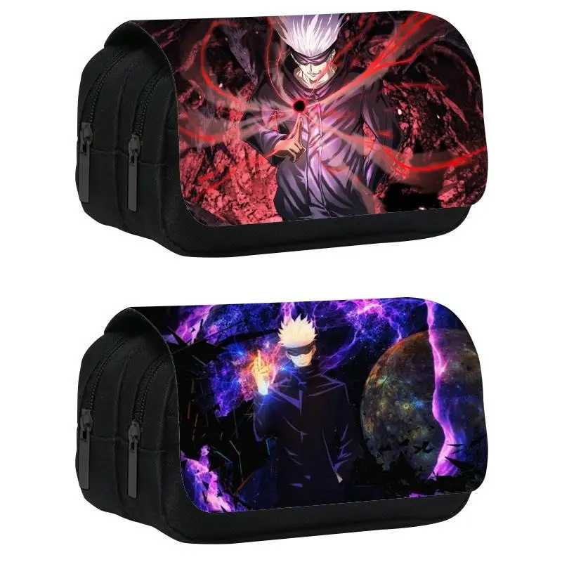 Jujutsu Kaisen stationery bag Satoru Gojo anime cute girl Good looks student large capacity Portable decorate gift