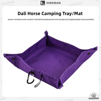 HIKEMAN Waterproof Camping Organizer Tray - Lightweight Portable Heat-Resistant Camping Mat for Hiking,Backpacking & Picnic Gear
