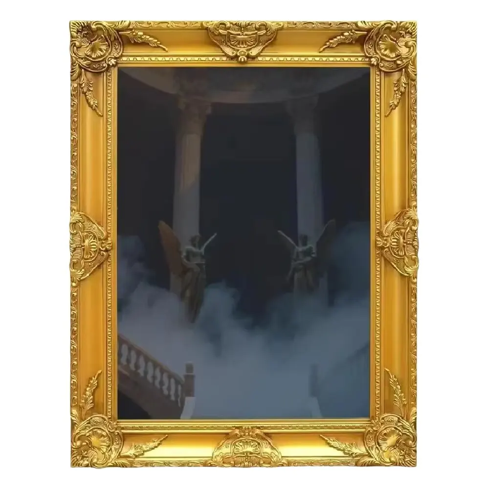 European Solid Wood Picture Frame Retro Rectangle Classical Oil Painting Living Room Dining Room Decor Photo Frame