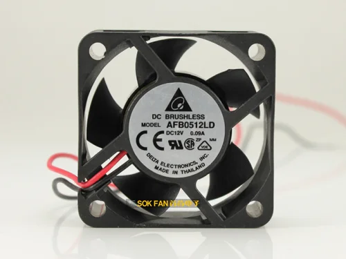 

NEW DELTA DC12V 5cm double ball bearing 5020 AFB0512LD cooling fan