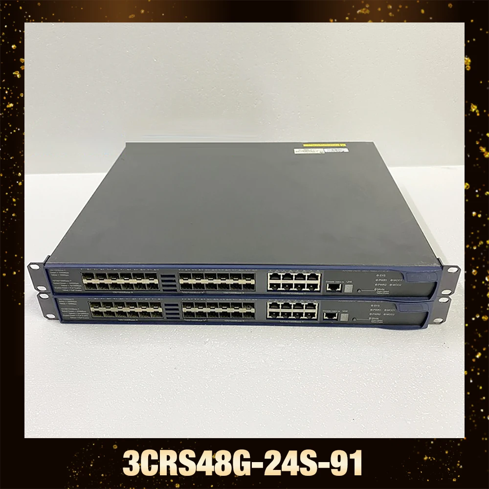 

1 шт. для 3COM 3CRS48G-24S-91 4800G 24 порта 24 порта гигабитный SFP 8 гигабитный электрический порт переключатель
