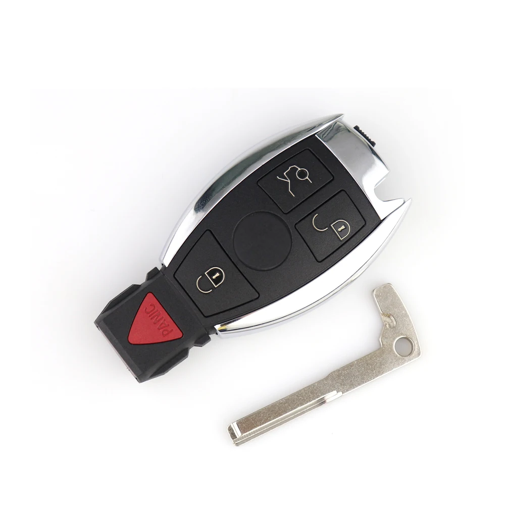 Llave de coche remota inteligente de 315/433Mhz para Mercedes Benz A B C E S W202 W203 W204 W205 W210 W220 W212 W221 W222 compatible con Chip NEC y BGA