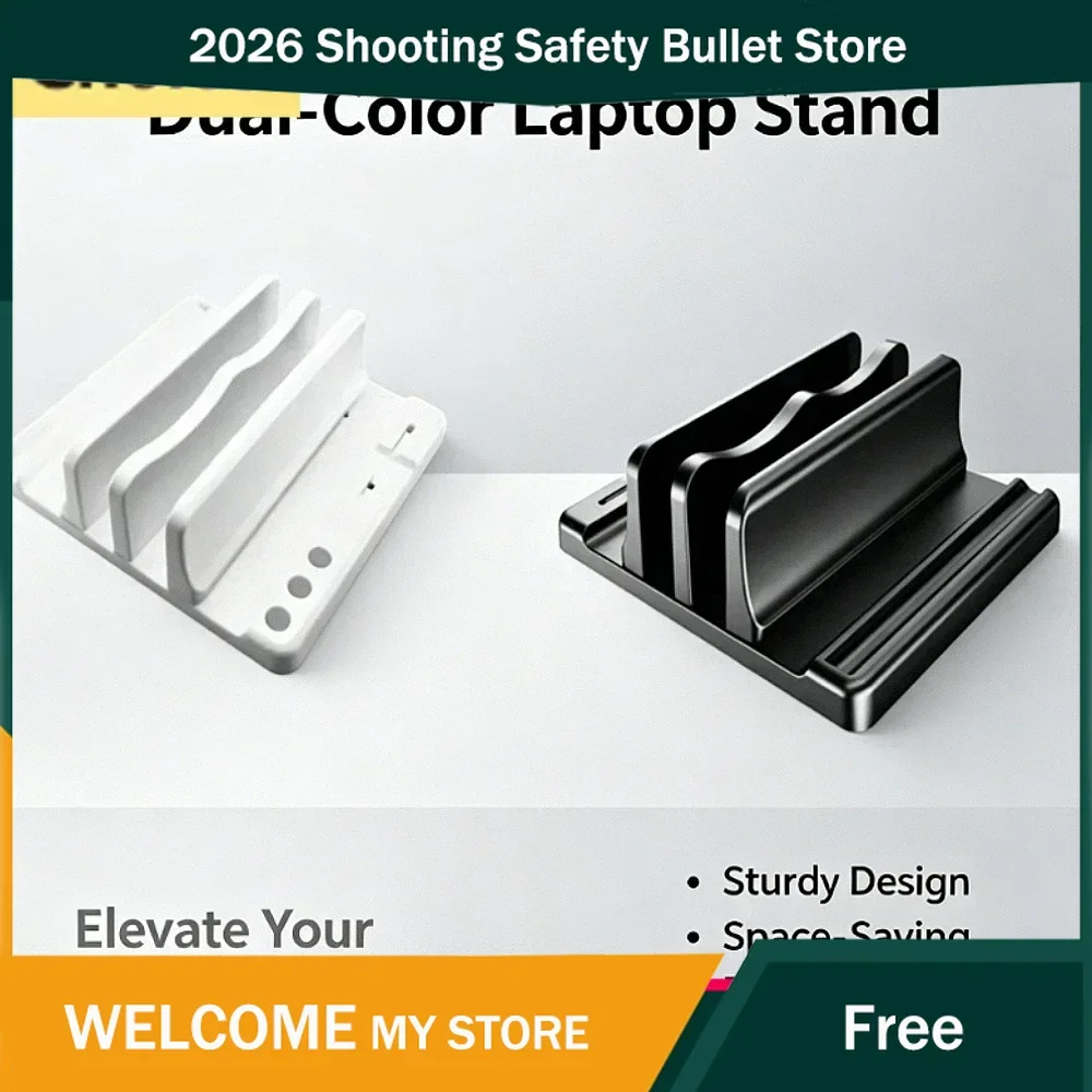 

Stable Vertical Laptop Stand, Adjustable Notebook Holder , Desktop Storage Organizer Tool