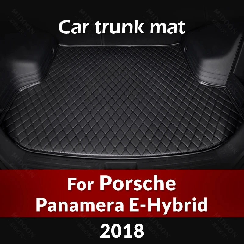 

Car Trunk Mat For Porsche Panamera E-Hybrid 2018 Custom Car Accessories Auto Interior Decoration