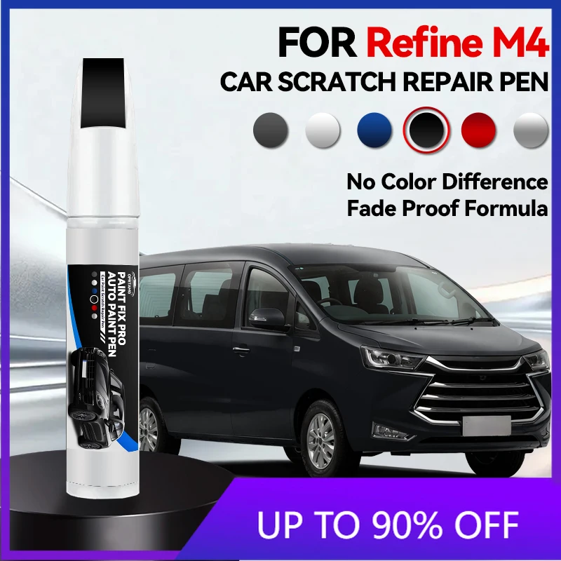 

Карандаш для подкраски JAC Refine M4 1990-2026, средство для ремонта краски, удаления царапин, аксессуары для авто, черный, белый