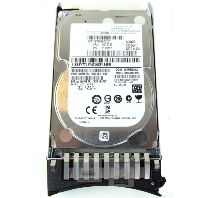 

100%New In box 3 year warranty 3TB 7.2K SATA 3.5" 81Y9778 81Y9779 Need more angles photos, please contact me