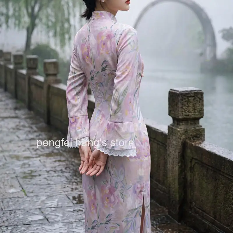 abito-qipao-da-donna-con-colletto-alla-coreana-in-raso-stampato-e-pizzo-patchwork-maniche-lunghe-morbido-ed-elegante-per-feste-e-occasioni-quotidiane