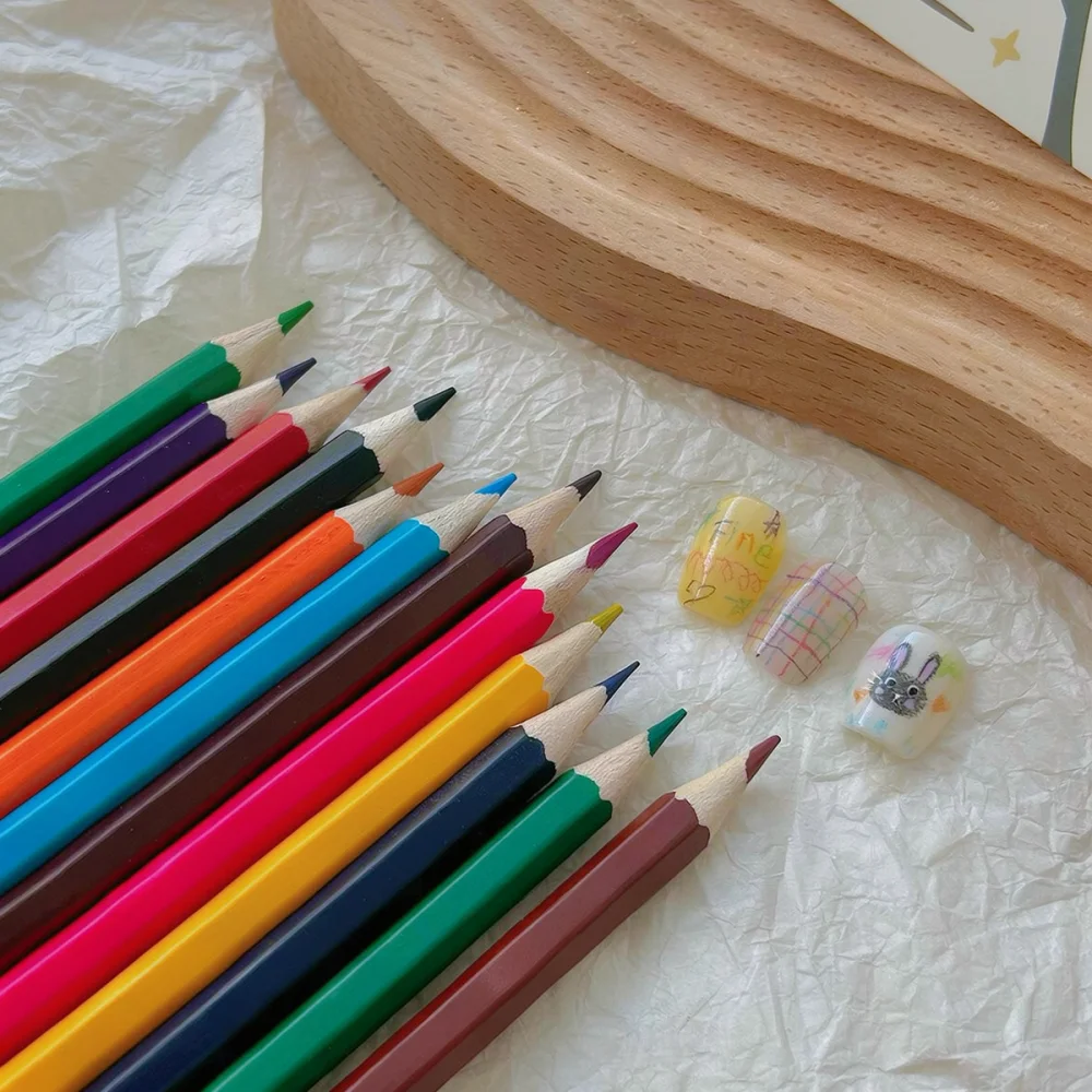 Colored Pencil Professional - カラーペンシルセット マニキュアネイルアートペイント用 プロフェッショナル描画ペンキット デコレーションDIYスケッチツール