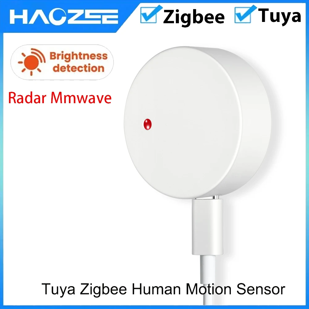 Tuya Smart Zigbee Human Presence Sensor Millimeter Radar Wave Motion Detector Work With Tuya Hub