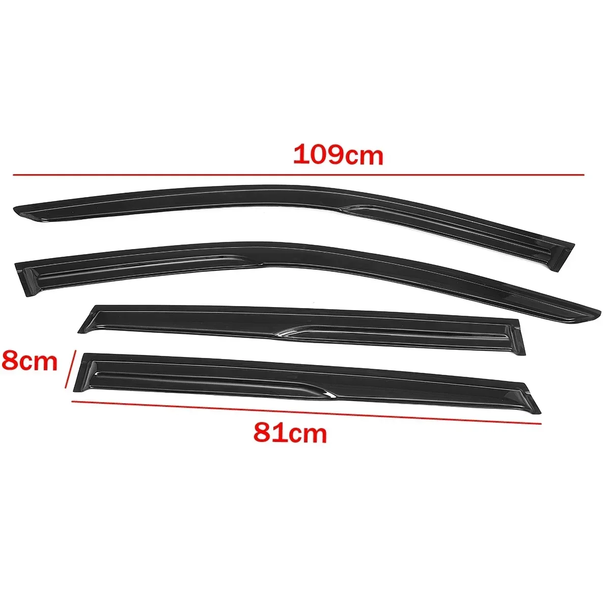 New 4x Car Side Window Deflector For GWM Great Wall Haval Hover F7 5Door 2019 2020 2021 2022 Wind Visor Vent Deflectors Body Kit