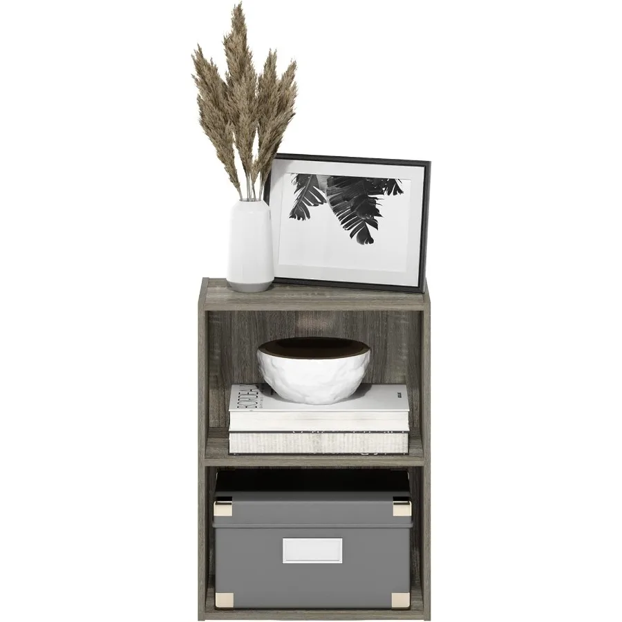 خزانة كتب لودر الحديثة لتخزين المكاتب المنزلية وغرفة المعيشة مع لمسة نهائية أنيقة من خشب البلوط الفرنسي مثالية لتزيين الكتب وتنظيمها