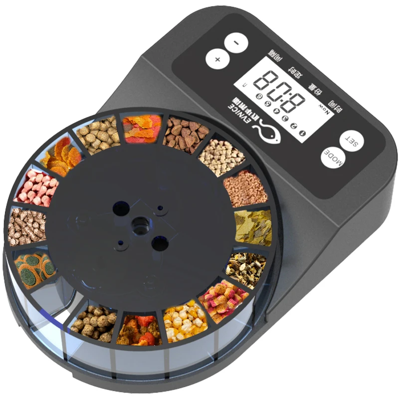 

Automatic Fish Feeder Timed Automatic Fish Feeder Wireless Intelligent Remote Control Fish Food Dispenser Customization