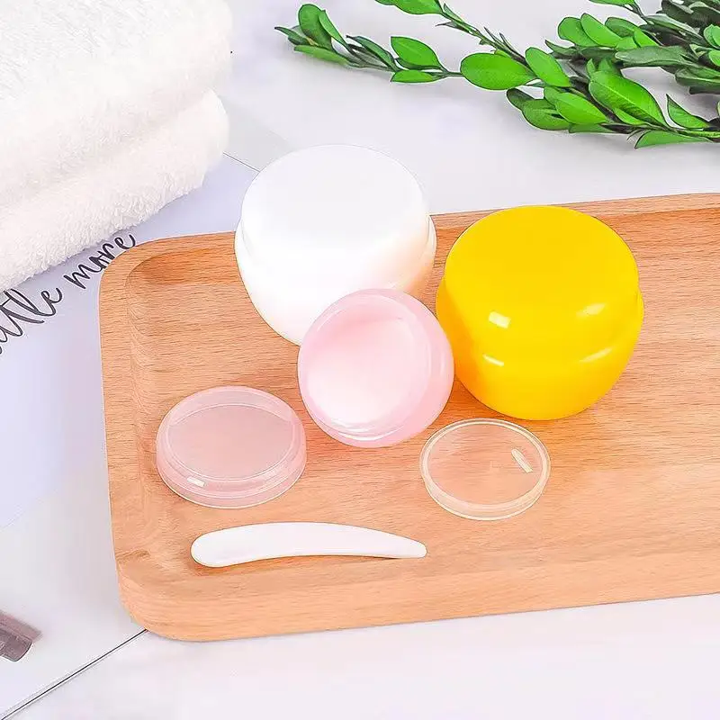 5 Stück Plastik-Gesichtscreme-Probenbehälter für Reisen 5g 10g 20g 30g Leere Dosen Kosmetik-Probenbehälter Make-up-Töpfe mit Innendeckel – Detail 7