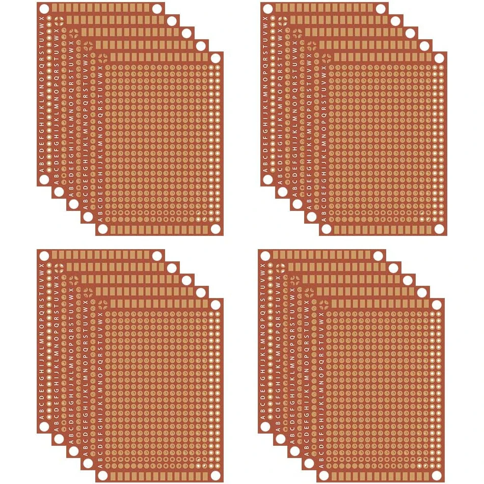 20Pcs Copper Perfboard Paper Composite PCB Board 5 x 7 cm Universal Breadboard Single Sided Printed Circuit Board