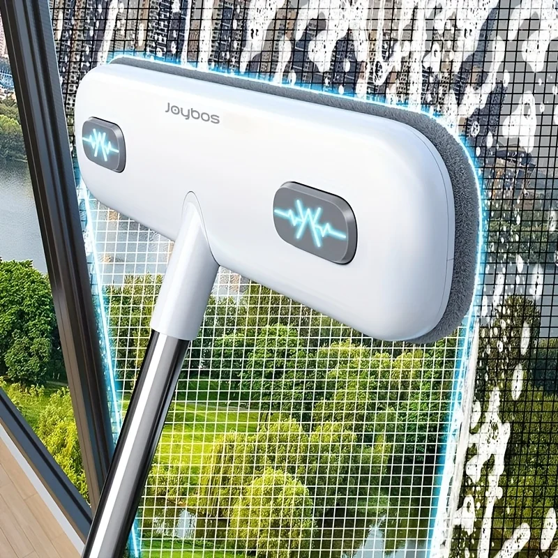 Magic window cleaning brush with extendable handle, screen cleaning tool