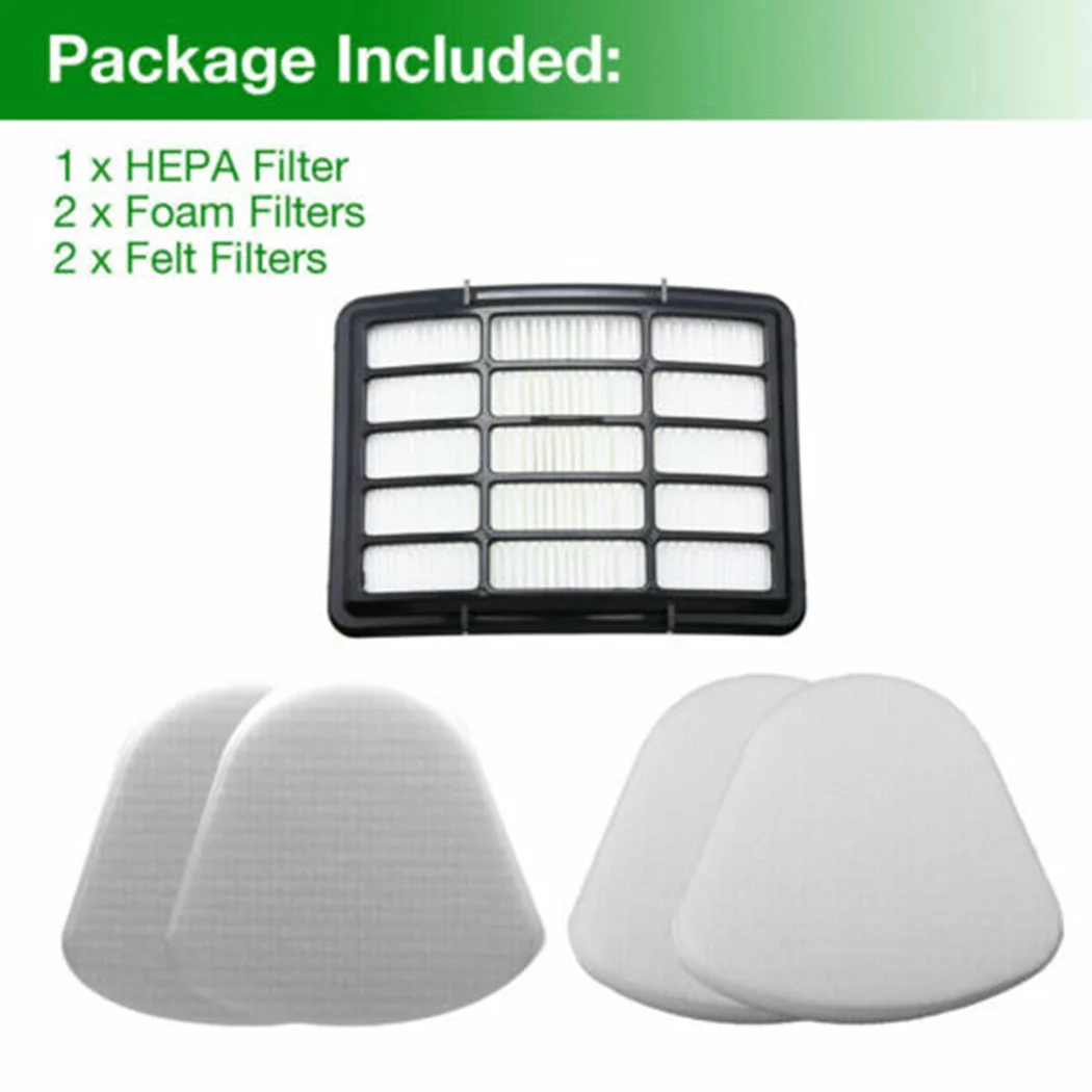 샤크 네비게이터용 폼 필터 및 펠트 필터, NV350 NV351 NV352 NV355 NV356E NV370 NV391 UV440 UV490CCO UV540, 세트당 5 개