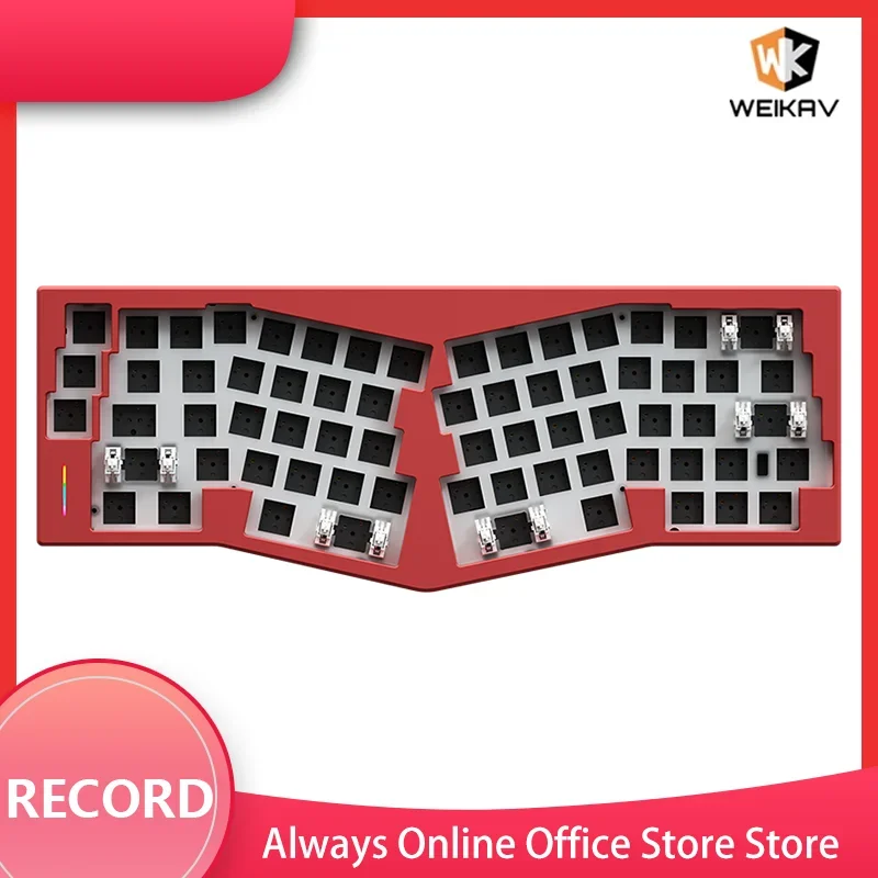 VIKA RECORD the third mock examination Alice mechanical keyboard aluminum lump 68 is equipped with RGB customized Gasket kit