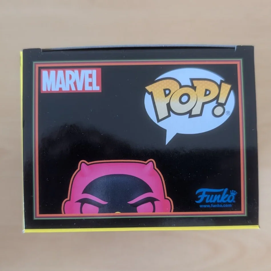 Marvel Daredevil (Classic) (Black Light) 1360 Figures Funko Pop! 3.77 inche Vinyl Figure Collect Limited Edition Model Toy Gift - Image 7