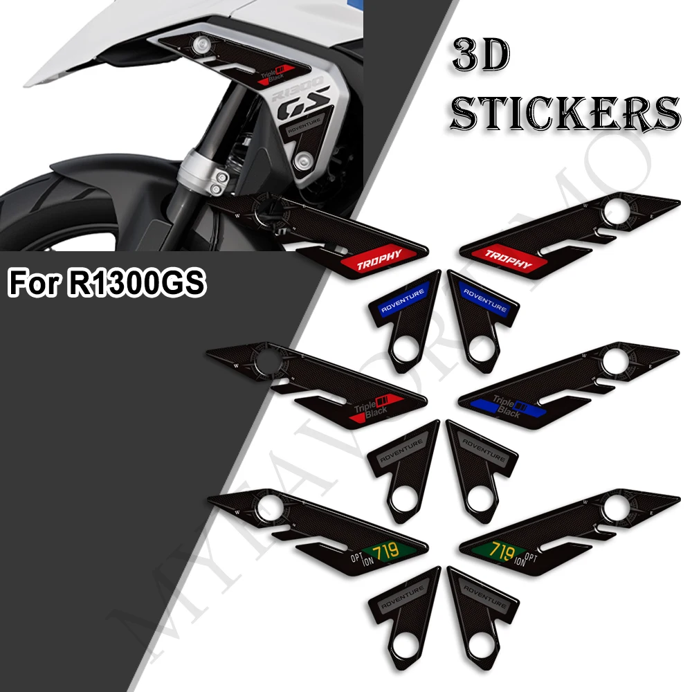 

Stickers Tank Pad Gas Fuel Oil Protector Decals For BMW R1300GS R 1300 GS 1300GS Trophy Triple Black Option 719 ADV Adventure