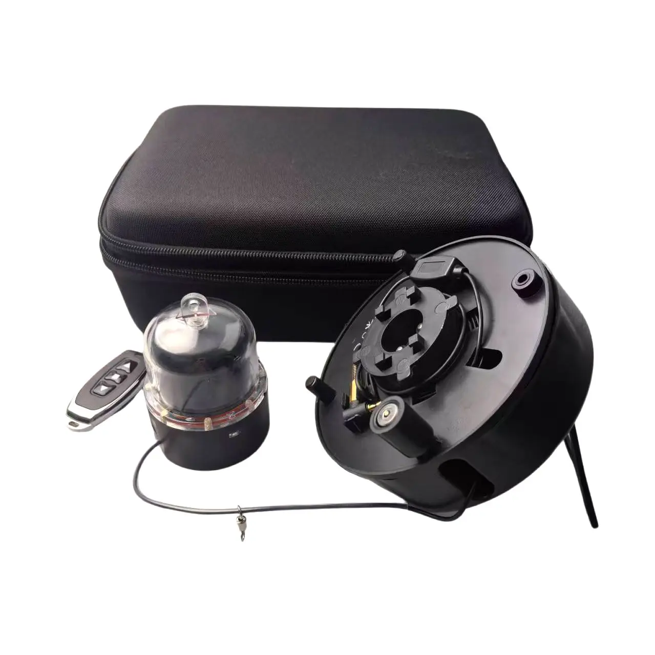 360-degree Rotating Fish Finder with 20-Meter Line Temperature And Depth Sensing for Fishing