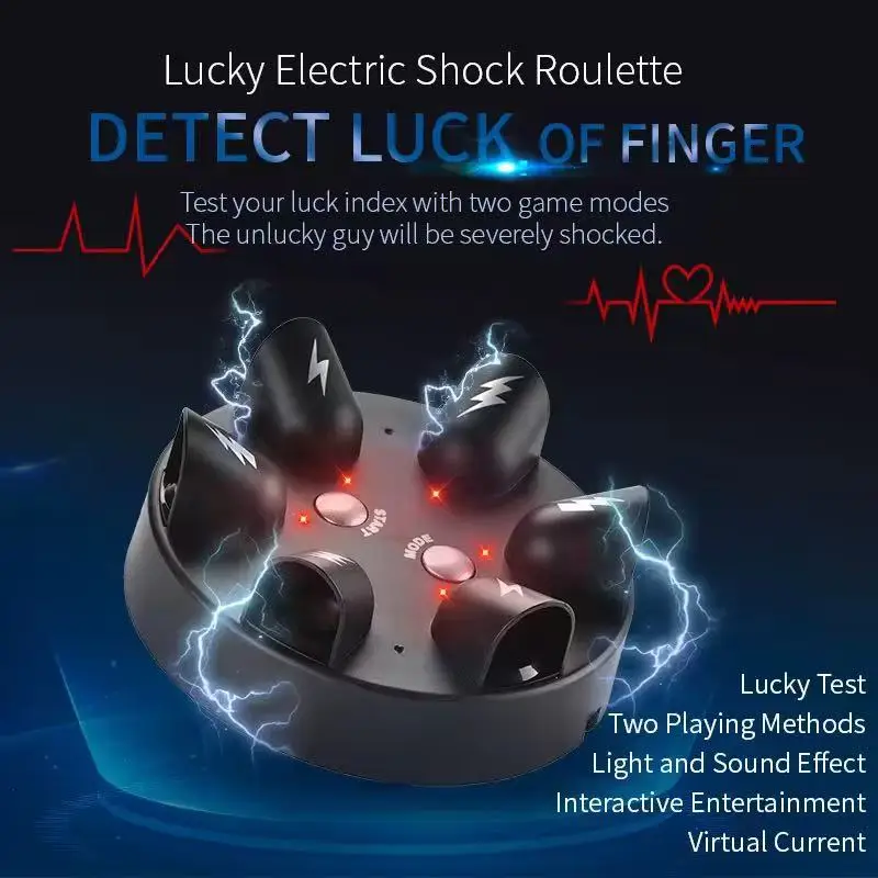 Family, Parent-Child, Couple Party Gathering Heartbeat Shock Lucky Finger Prank Gag Lie Detector Gift
