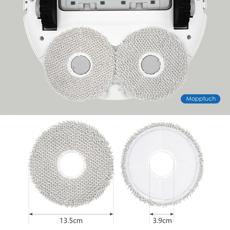 For Dreame X40 Ultra Robot Vacuum Cleaner Main Side Brush Hepa Filter Mop Cloth Dust Bags Accessories