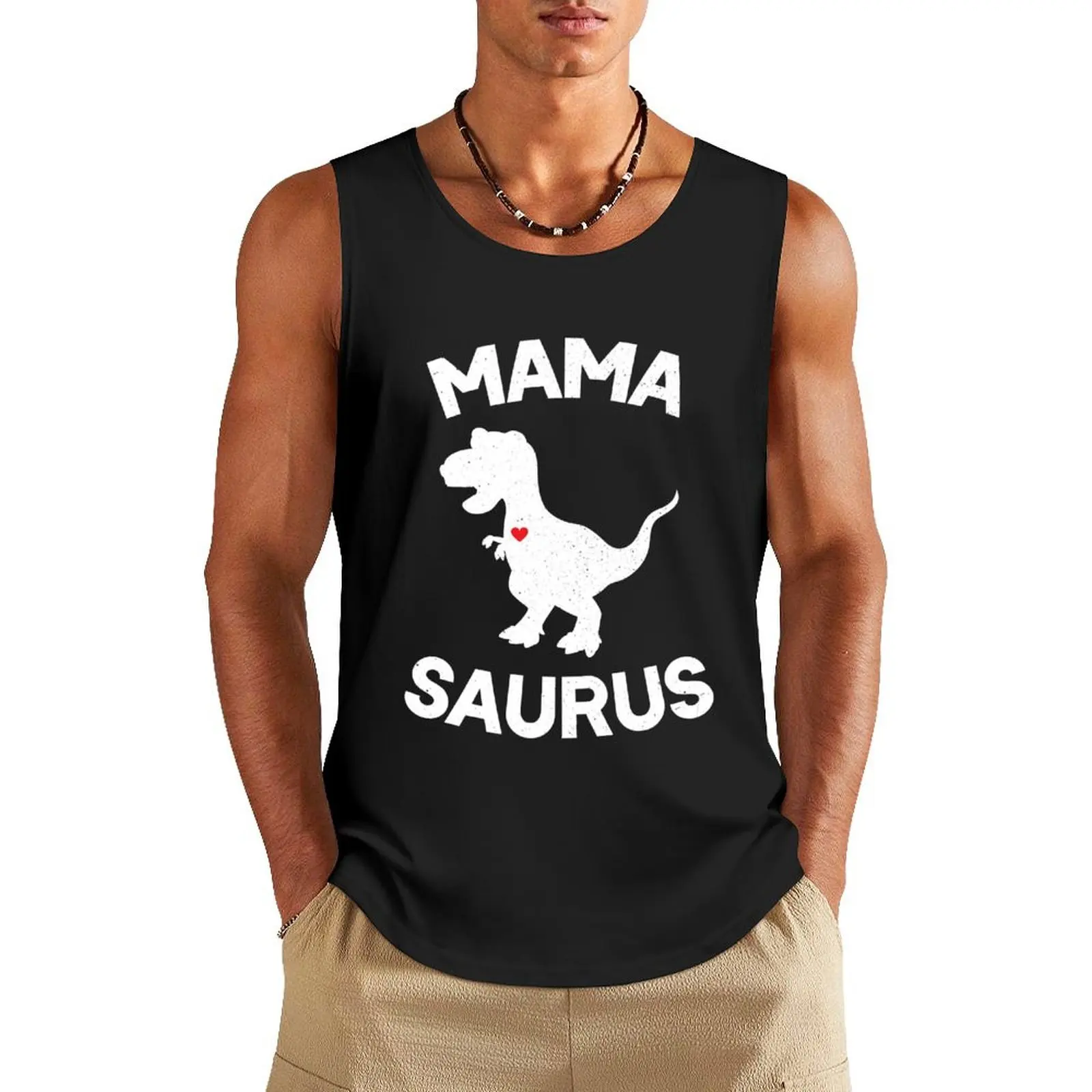 

Mamasaurus Tank Top sleeveless shirt man gym gym shirts