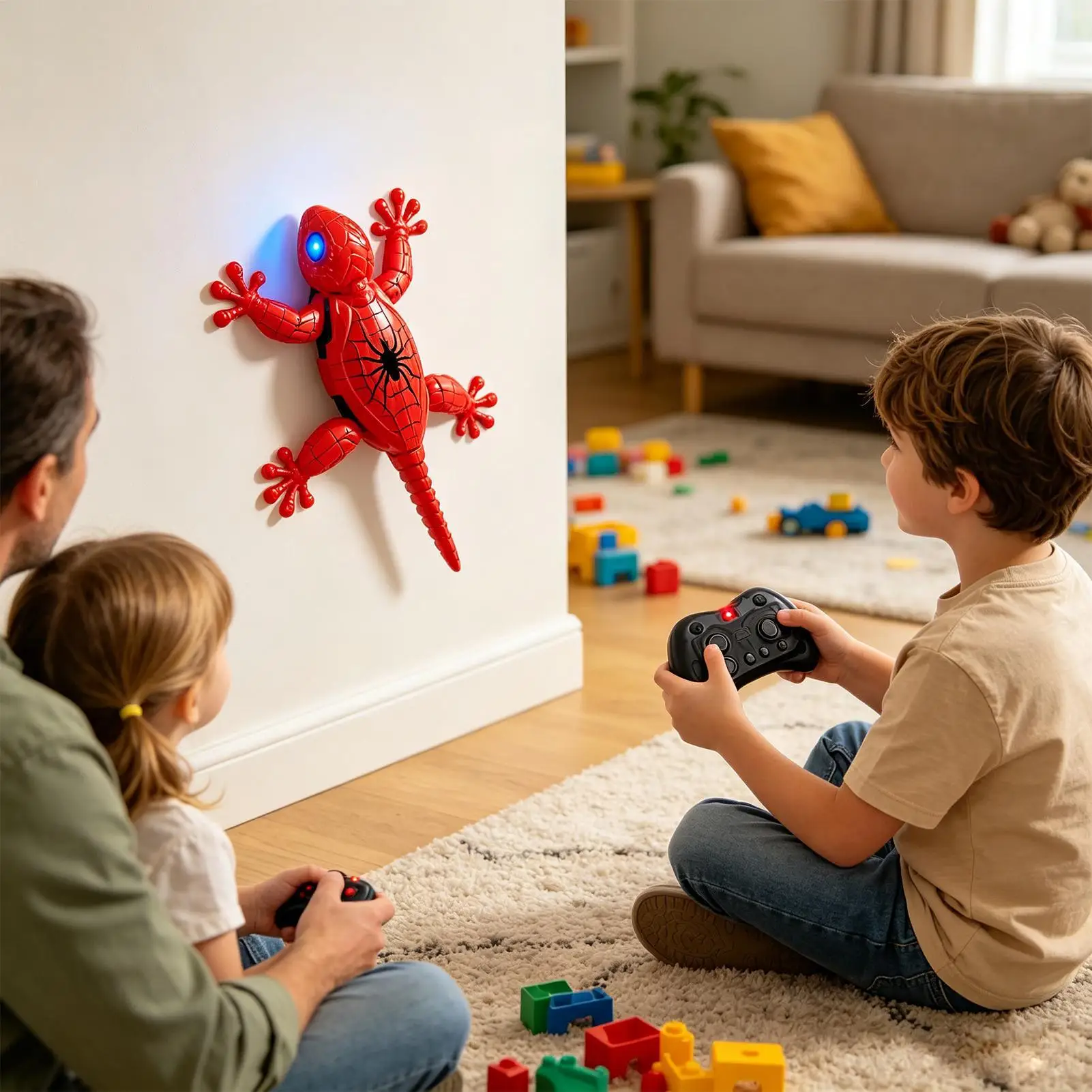 Children RC Gecko Wall Climb Car Electric Simulation lizard Biomimetic Chameleon Mechanical Snimal Wall Climb Toy
