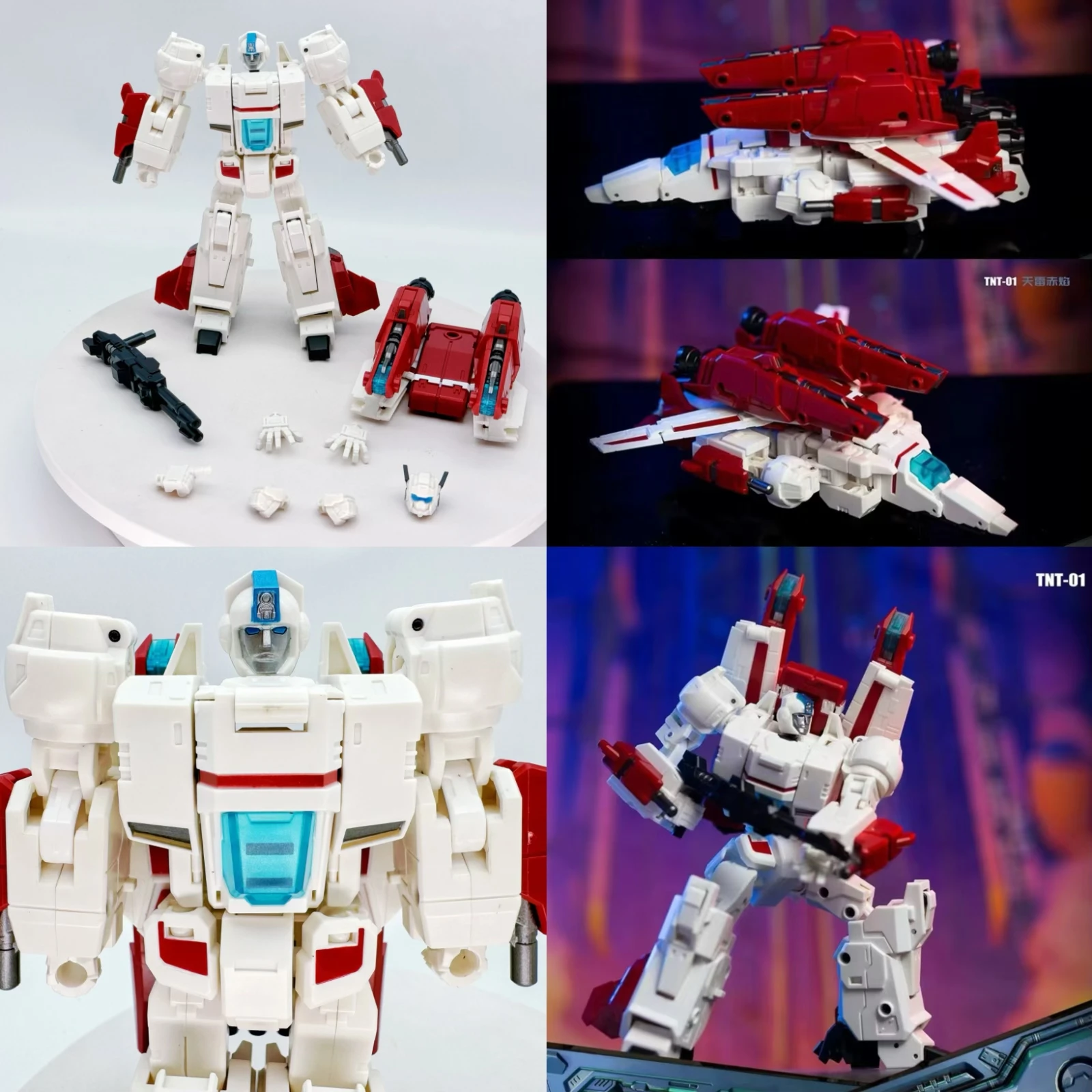 En Stock transformación TNT-01 TNT01 Jetfire Skyfire nave espacial guardián espacial modelo figura de acción Robot Juguetes