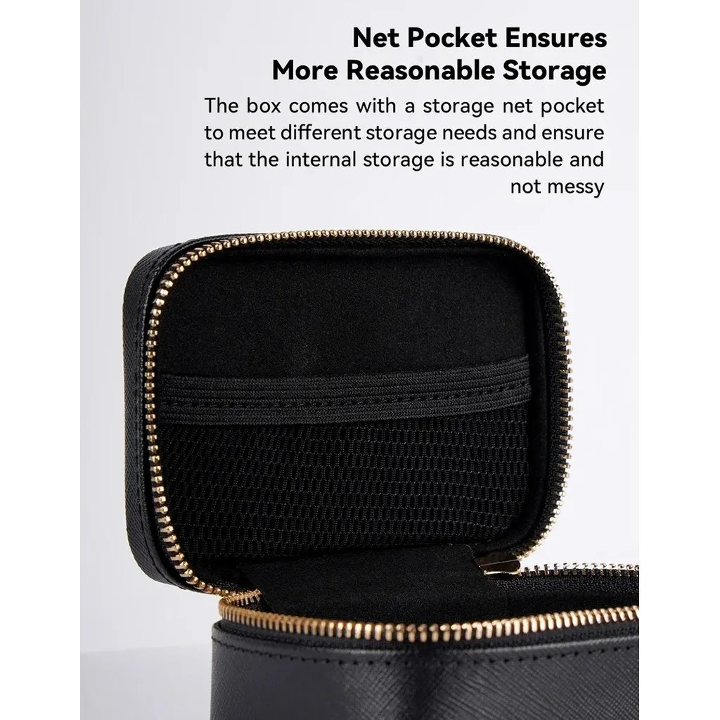 NiceHCK สูงเกรดซิปหูฟัง PU กล่องเก็บ IEM อุปกรณ์เสริมขนาดใหญ่ความจุกระเป๋าแบบพกพาสําหรับ Himalaya DragonScale DearOrpheus