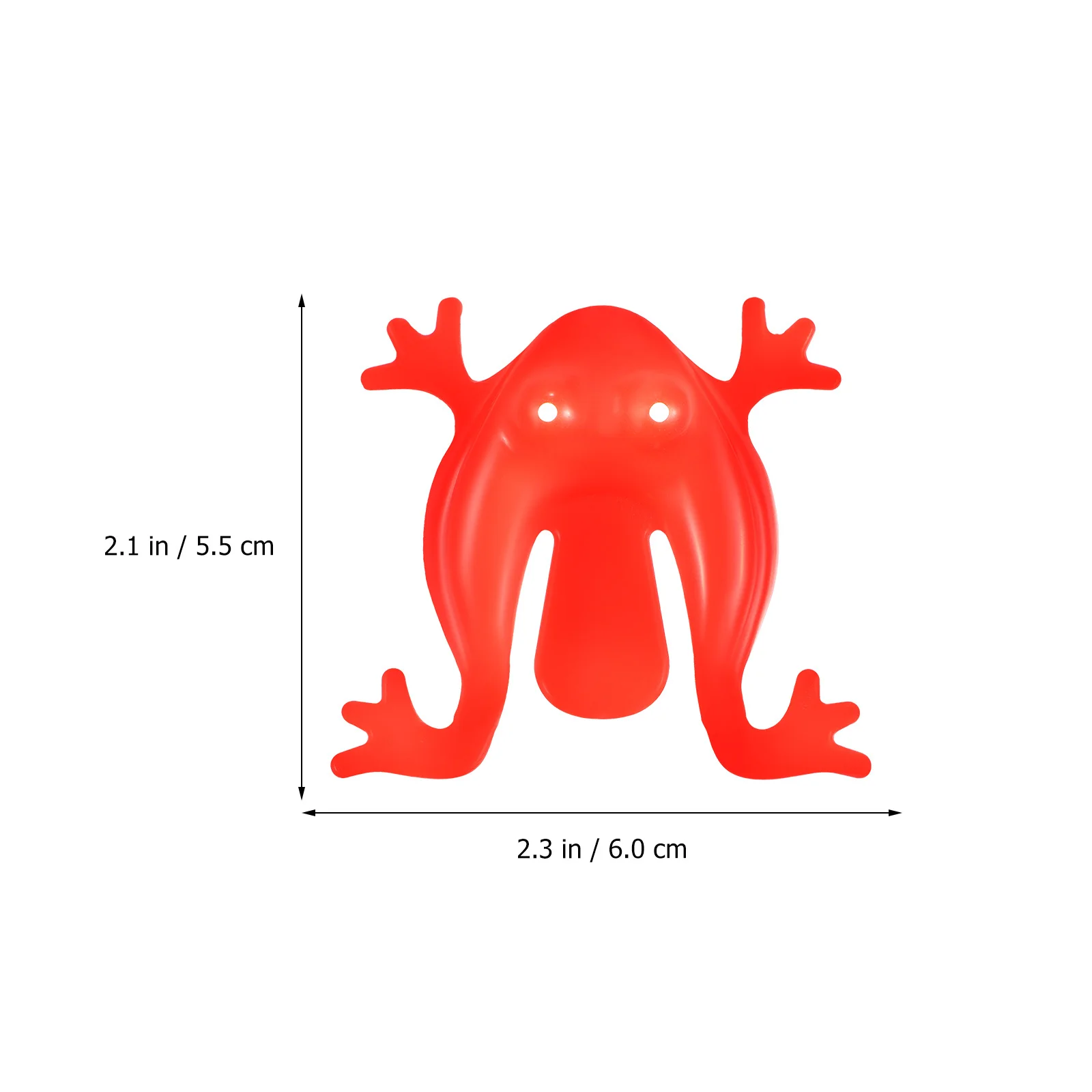 

16Pcs Jumping Frogs Assorted Colors Abstract Shape Lightweight Portable Children's Jumping Activity Game Outdoor Indoor Use