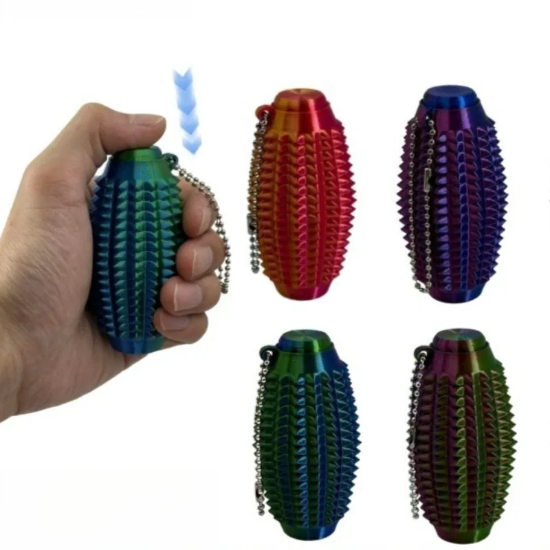 

Брелок с шипами Grippie Stim, кликер, массаж рук, EDC, снятие стресса, сенсорная игрушка, анти-тревога для детей