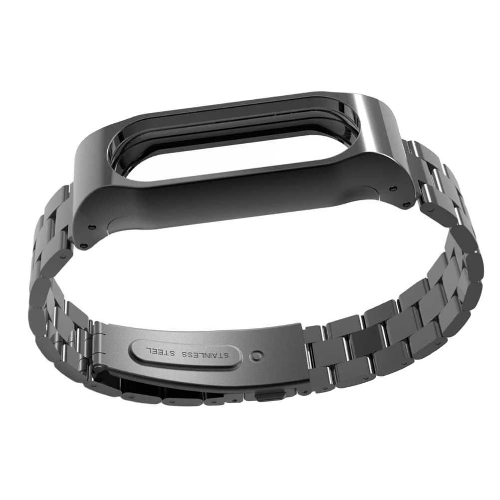 

Silver Stainless Steel Replacement Band Adjustable Metal Wristband Durable Stylish Fashion Accessory for 2